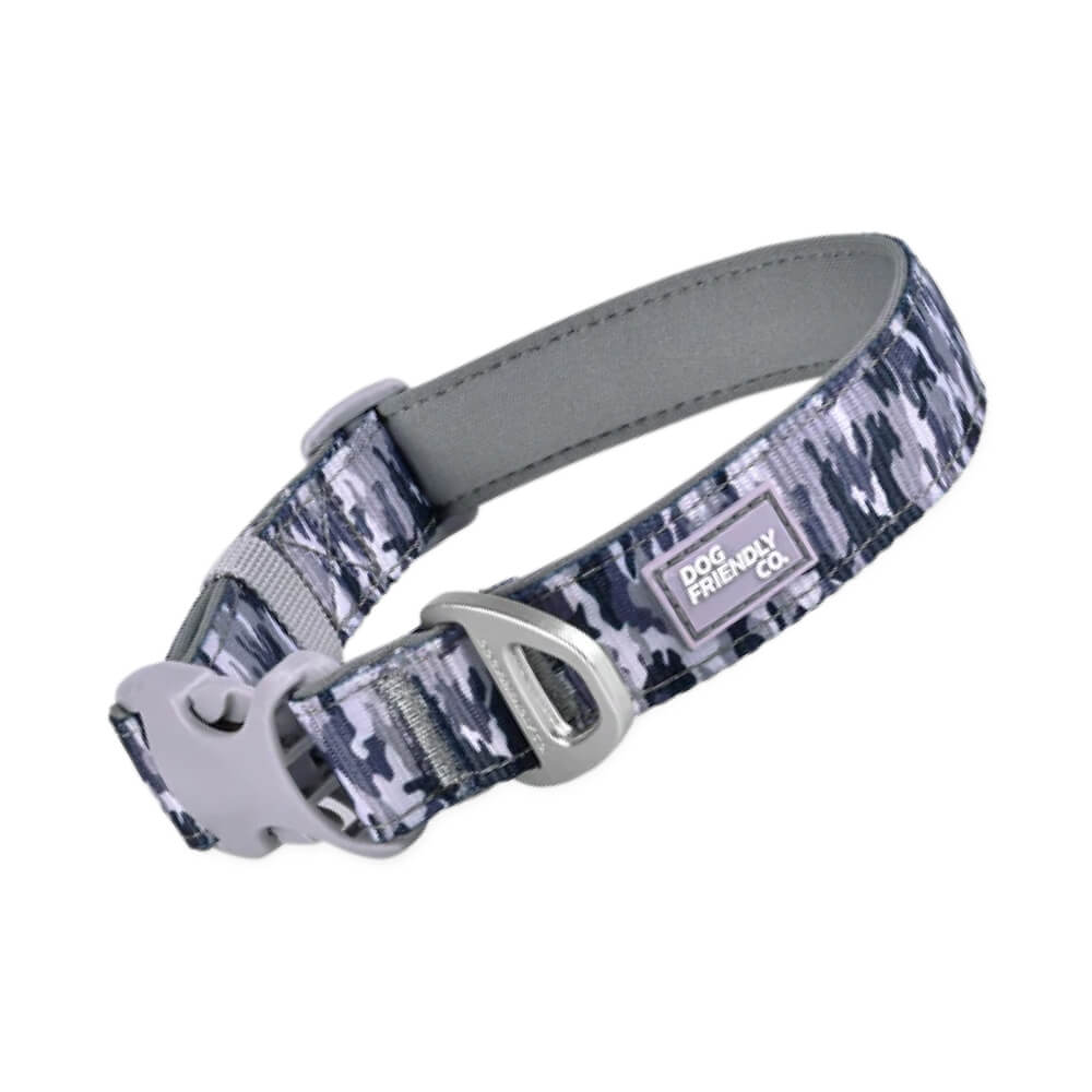 Essentials Dog Collar — Grey Camo