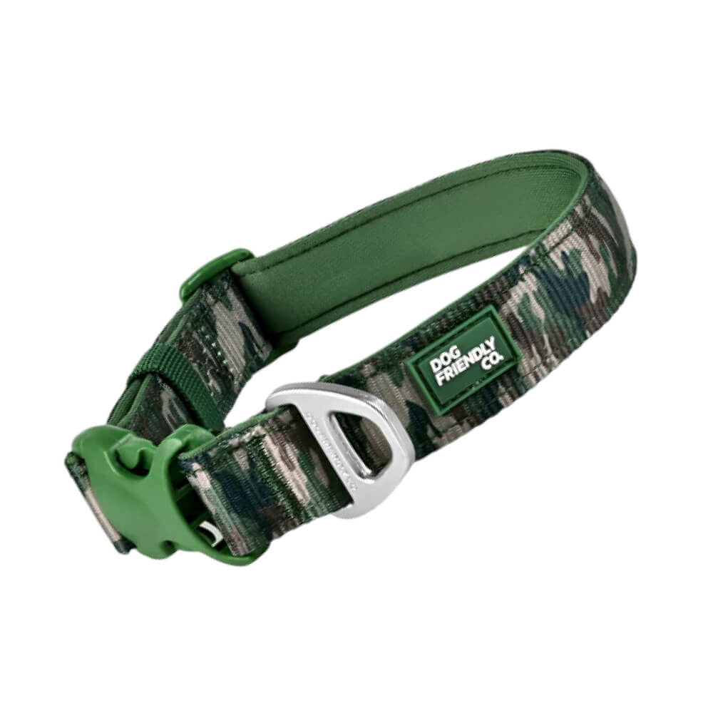Essentials Dog Collar — Green Camo