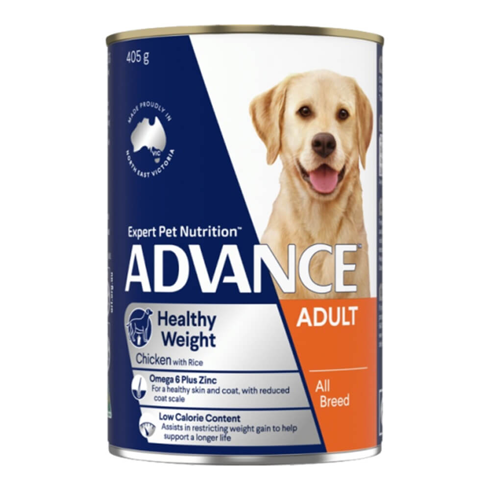 Healthy Weight Adult All Breed Chicken with Rice Wet Food Cans