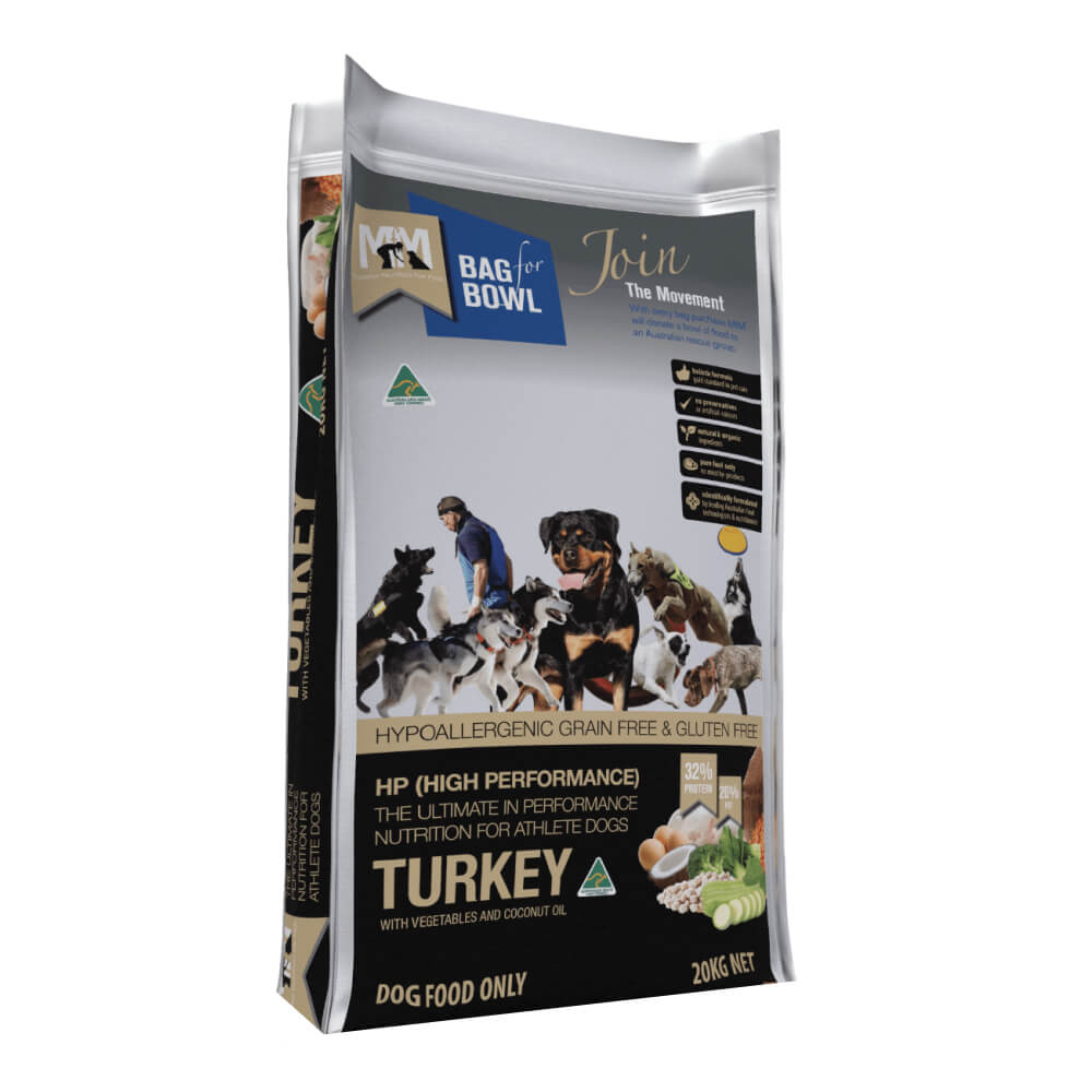 Turkey High Performance Grain Free Large Kibble Adult Dry Food