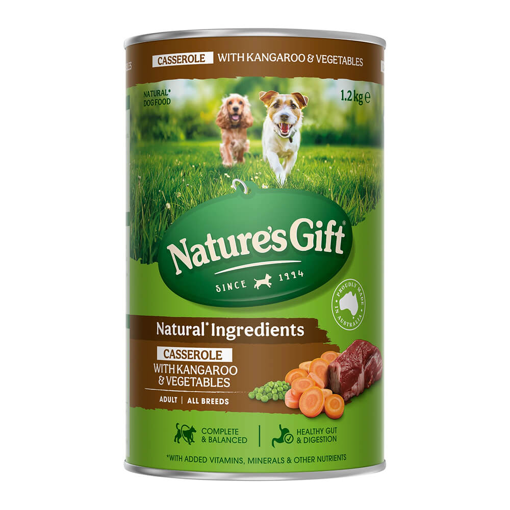 Casserole Kangaroo and Vegetables Adult Wet Dog Food