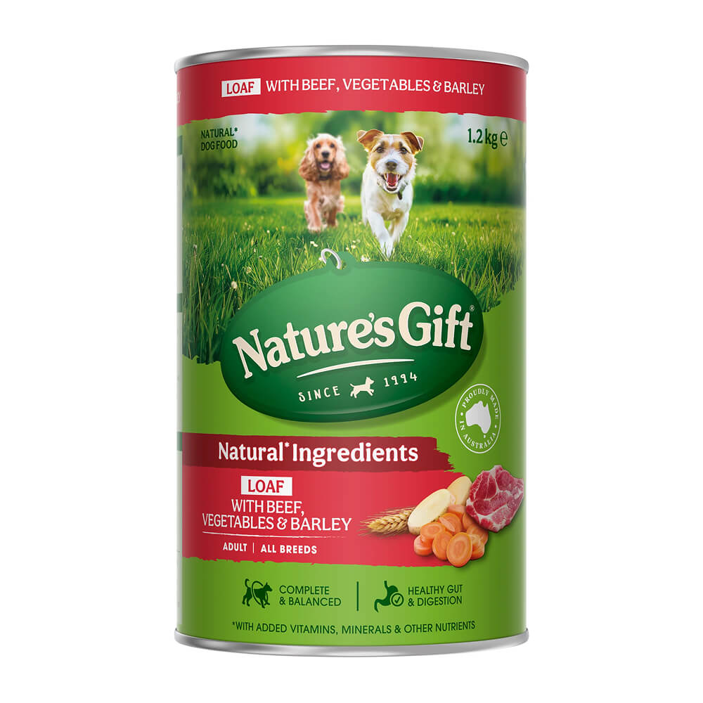 Loaf Beef, Barley and Vegetables Adult Wet Dog Food
