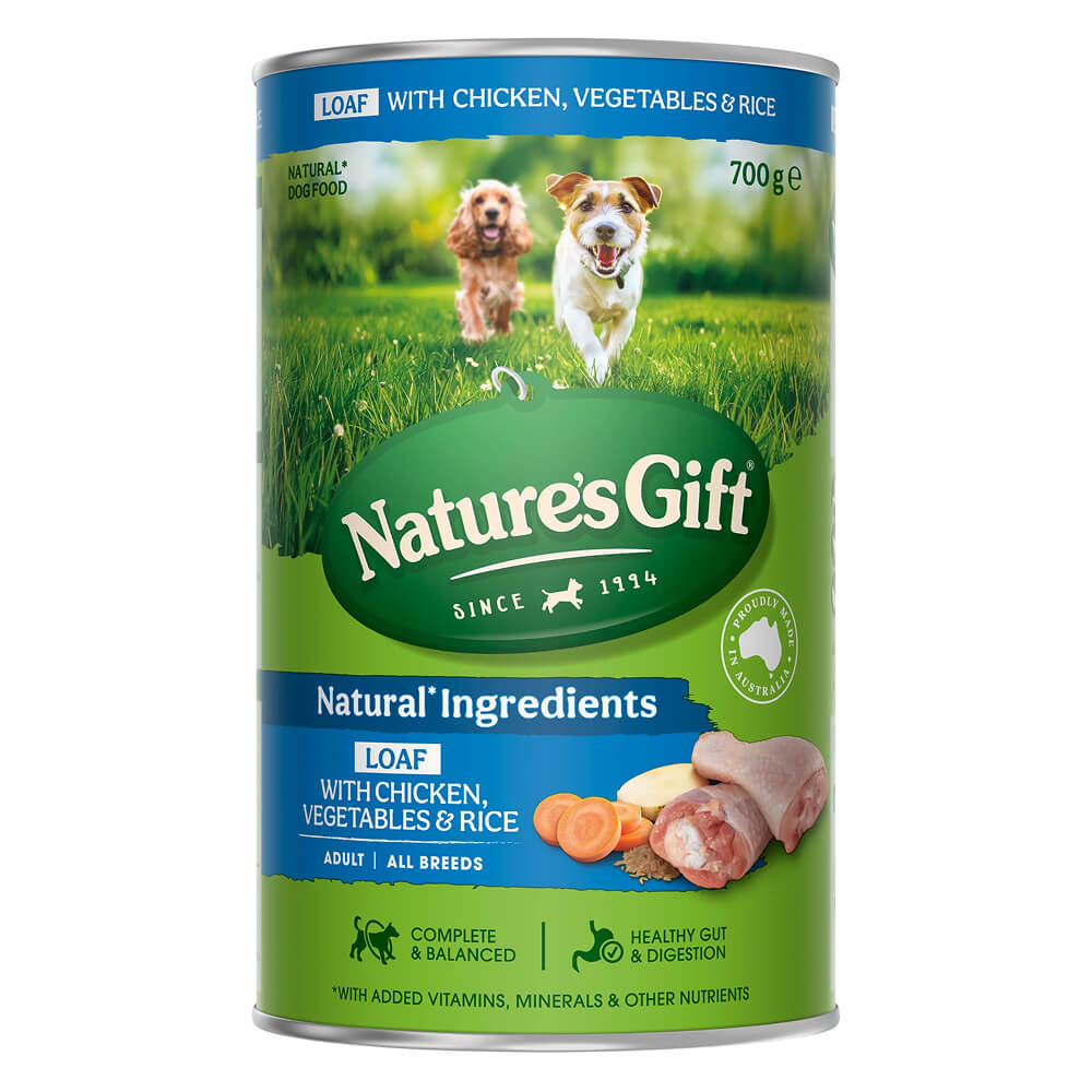 Loaf Chicken, Rice and Vegetables Adult Wet Dog Food