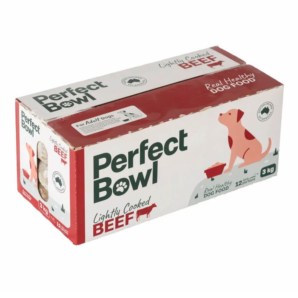 Lightly Cooked Aussie Beef Dog Food