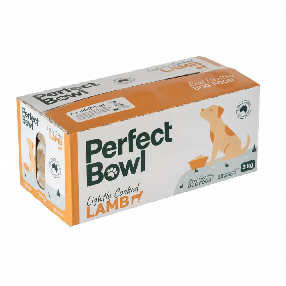 Lightly Cooked Aussie Lamb Dog Food