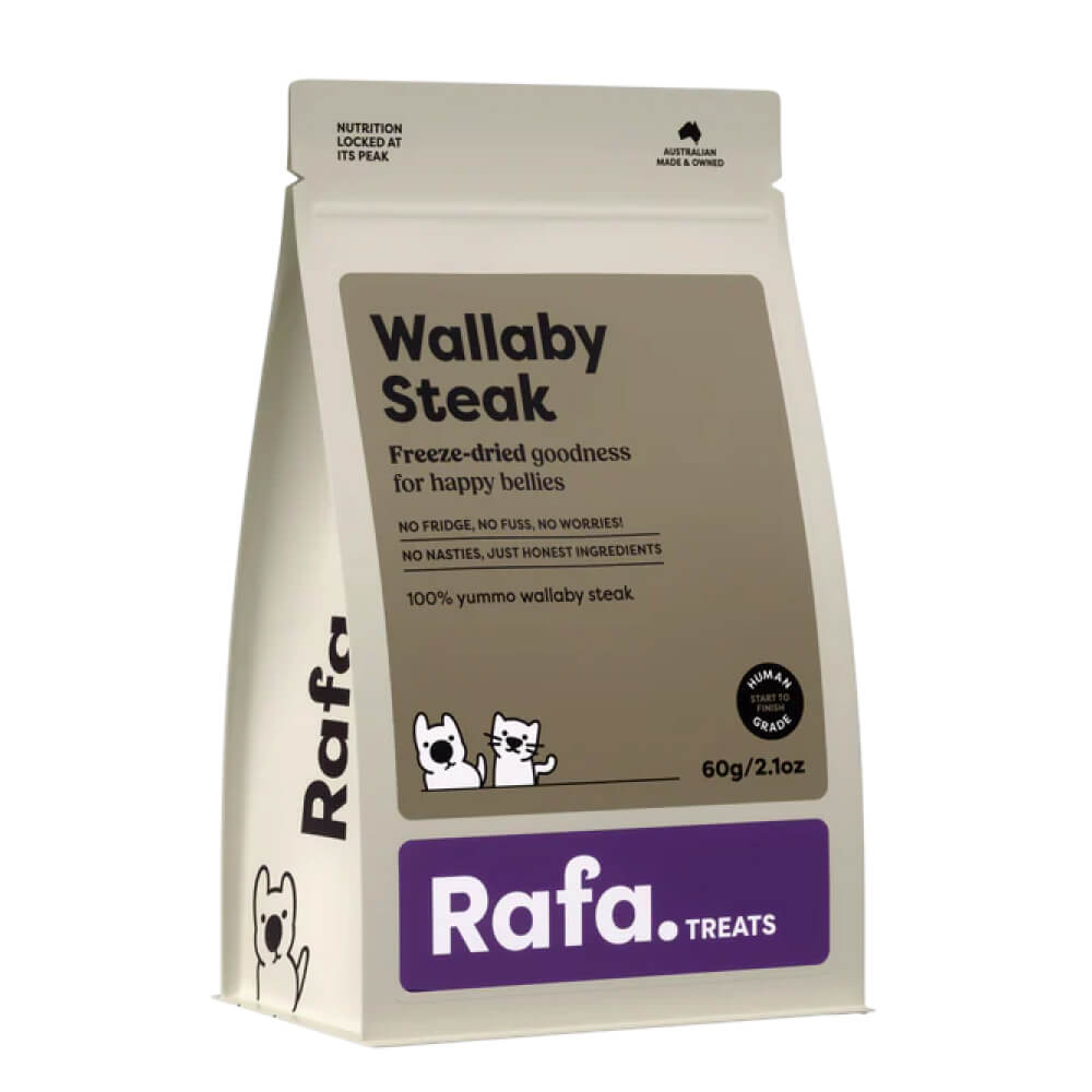Wallaby Steak Freeze Dried Treats
