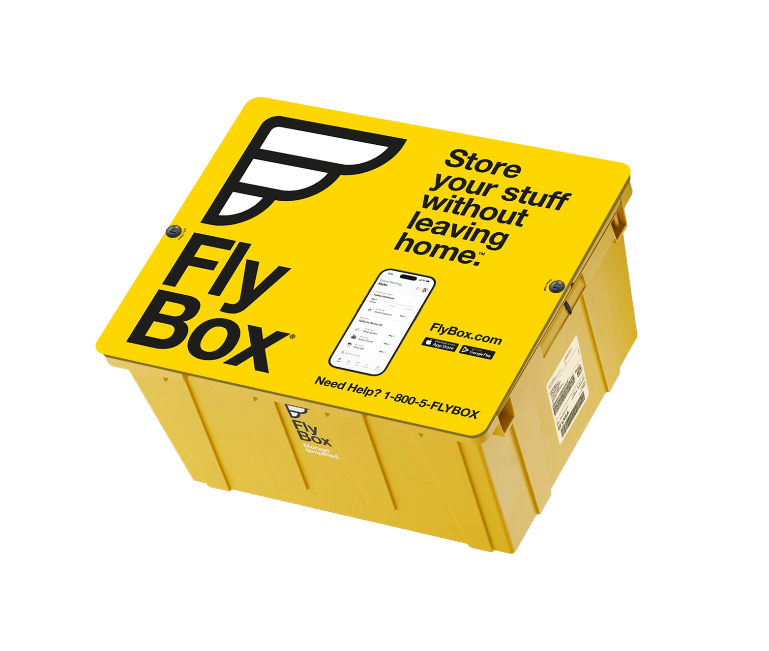 One golden yellow FlyBox