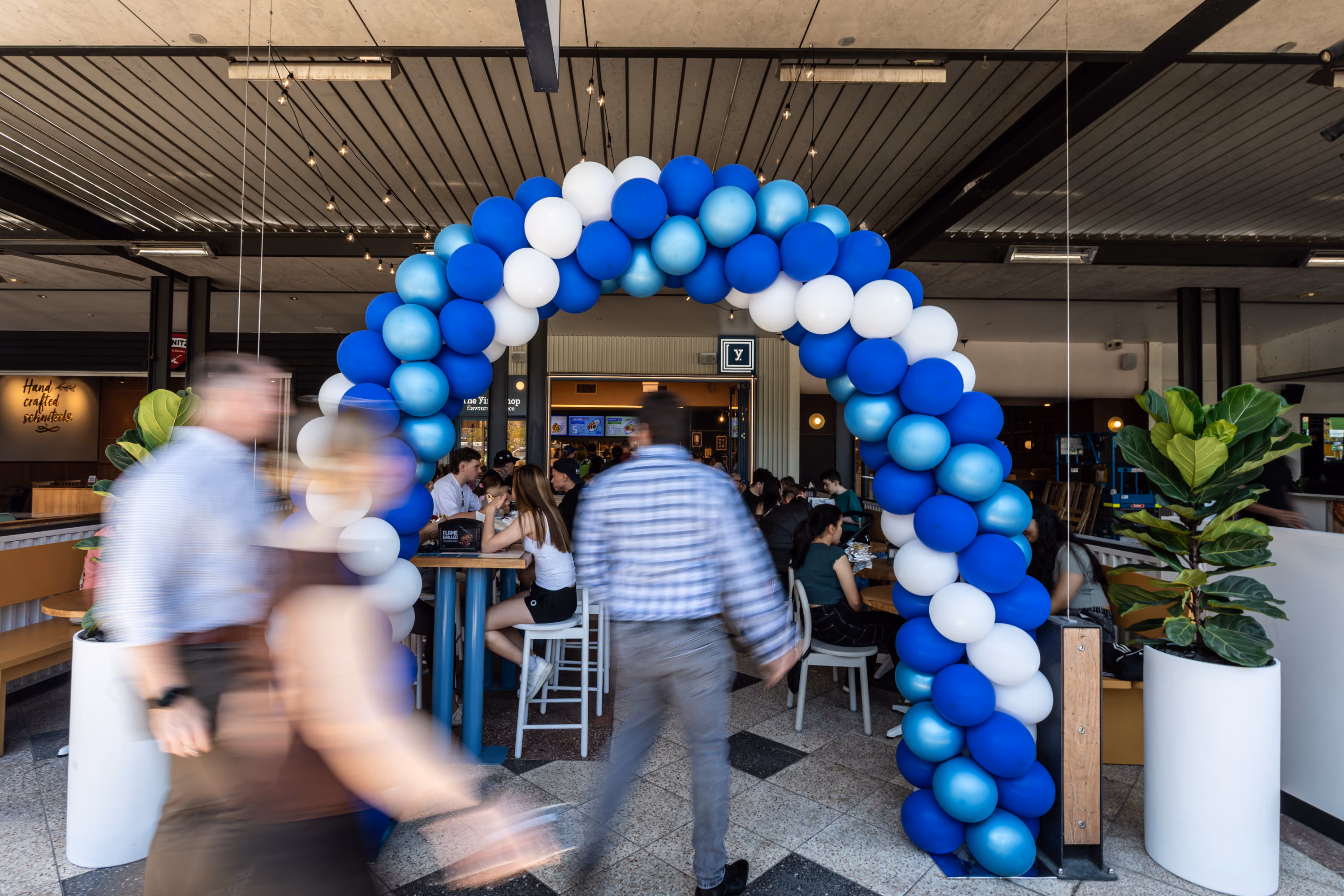 A packed dining room at The Yiros Shop Chermside