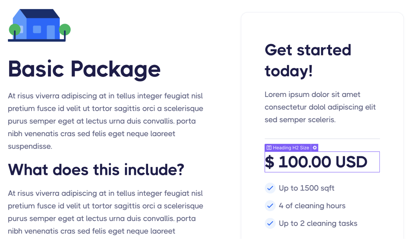 eCommerce Page - Cleaning X Webflow Template