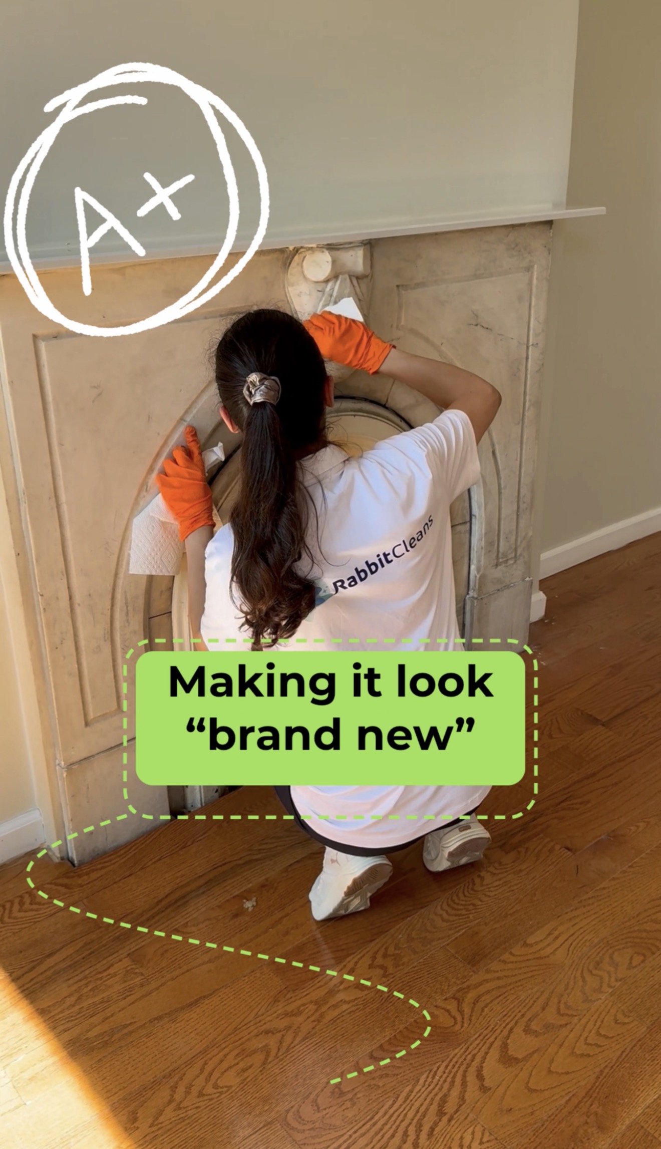 Standard apartment cleaning in Park Slope living room by RabbitCleans