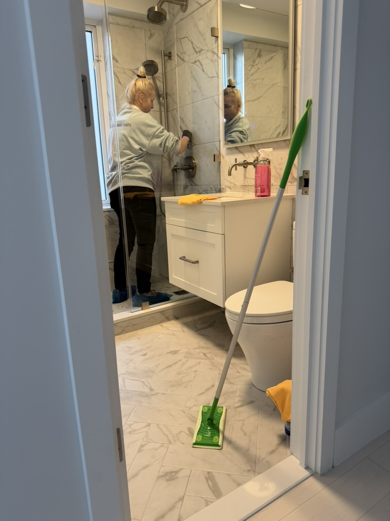 Organized bedroom closet