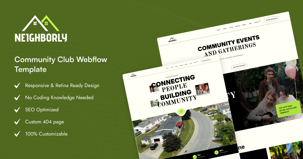 Contact Us | Neighborly - Webflow HTML Website Template