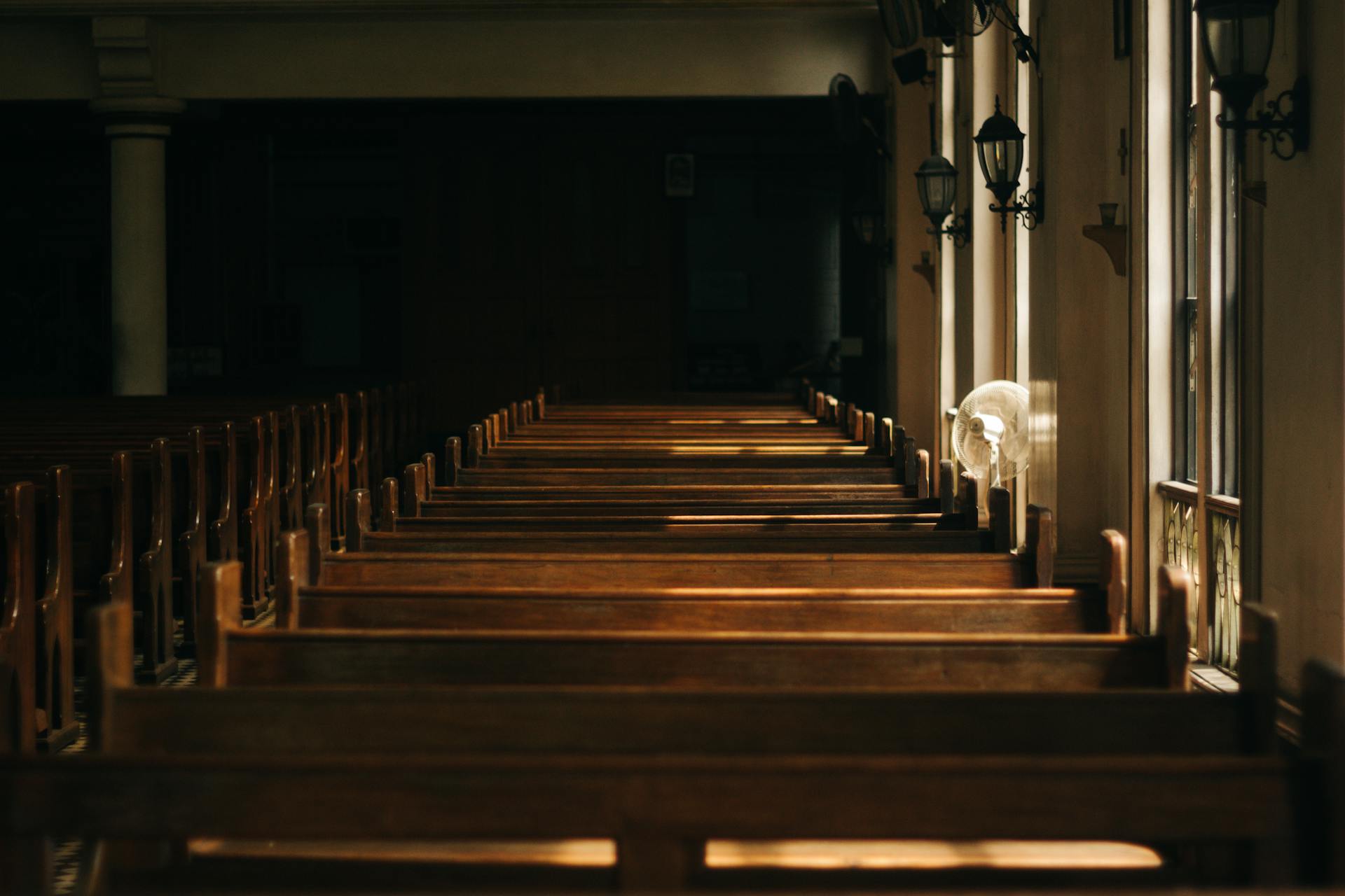 inside church