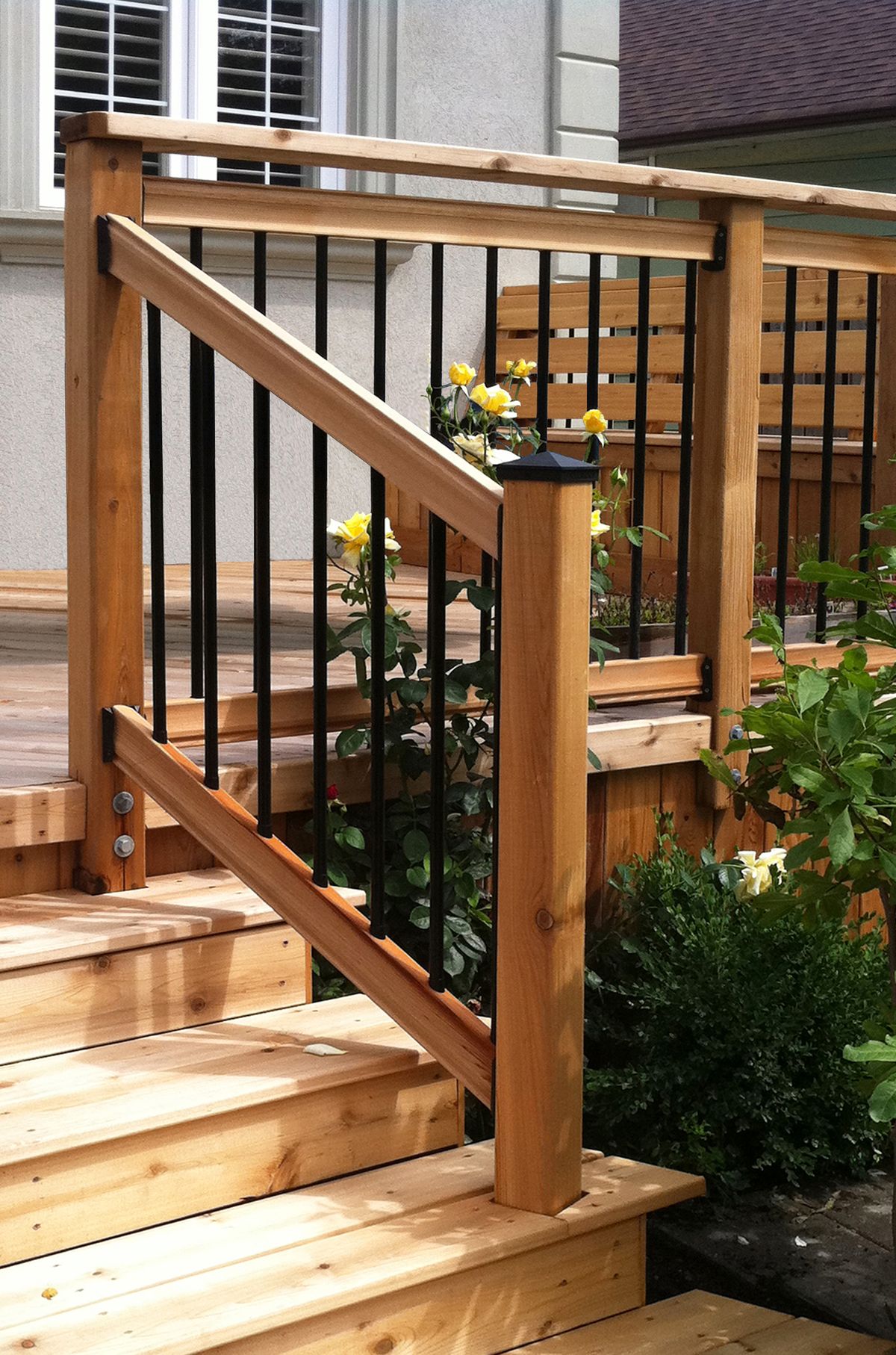 Mixed Material Railing