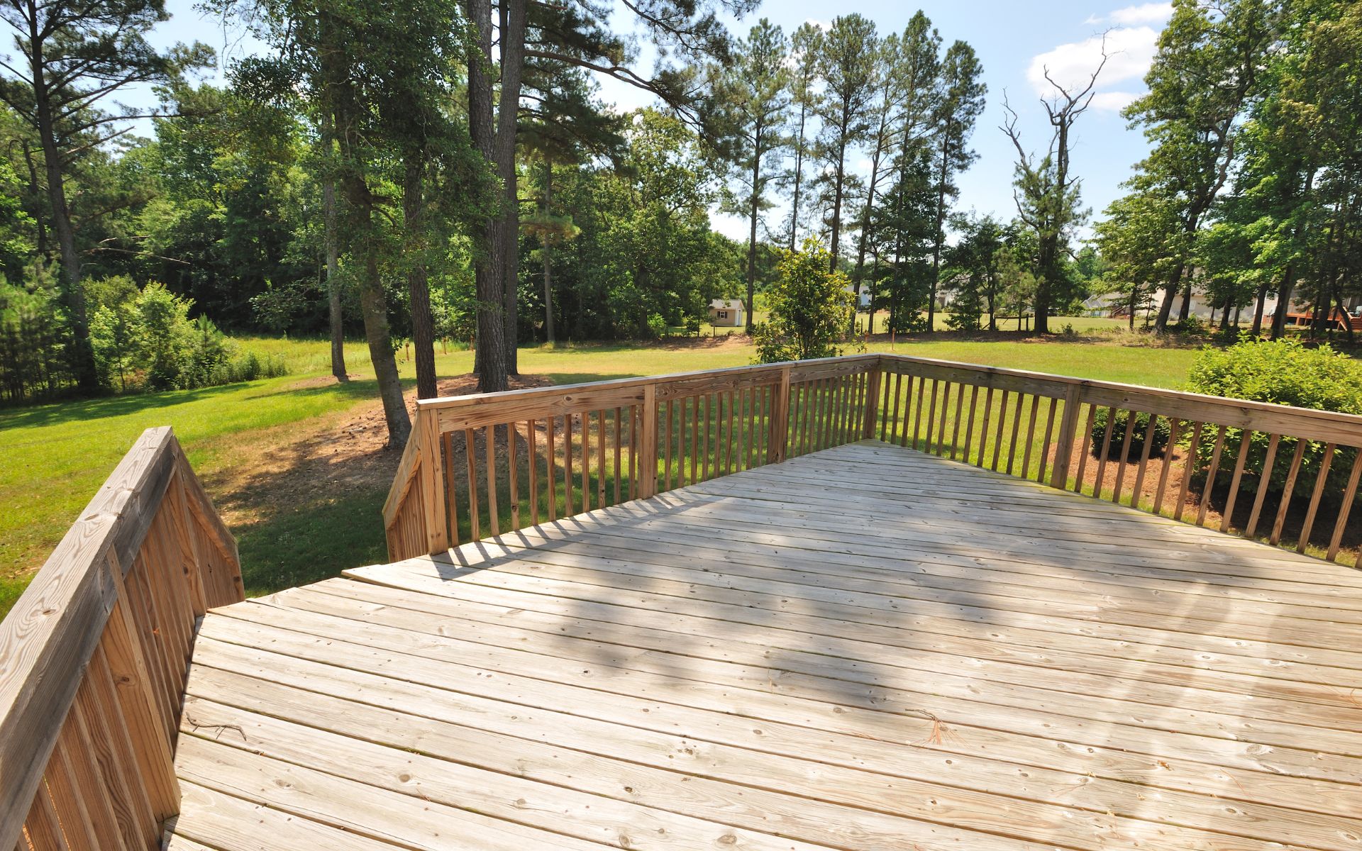 Large Wooden Deck