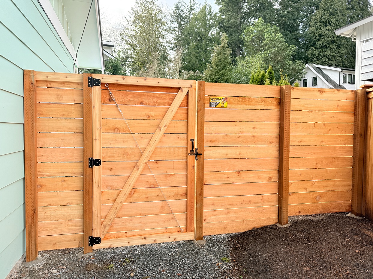 Horizontal Wood Fence Gallery (17)