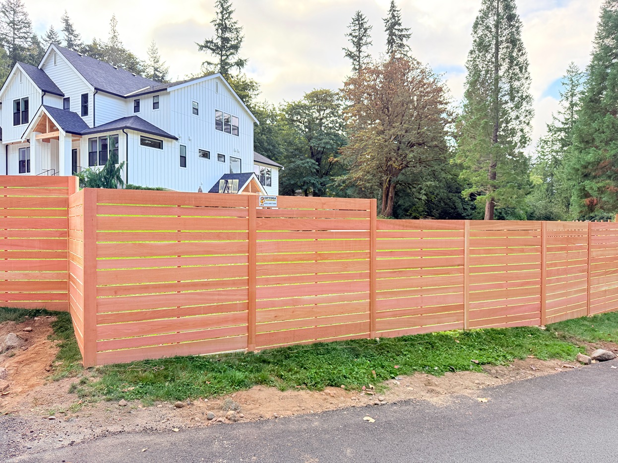 Horizontal Wood Fence Gallery (13)