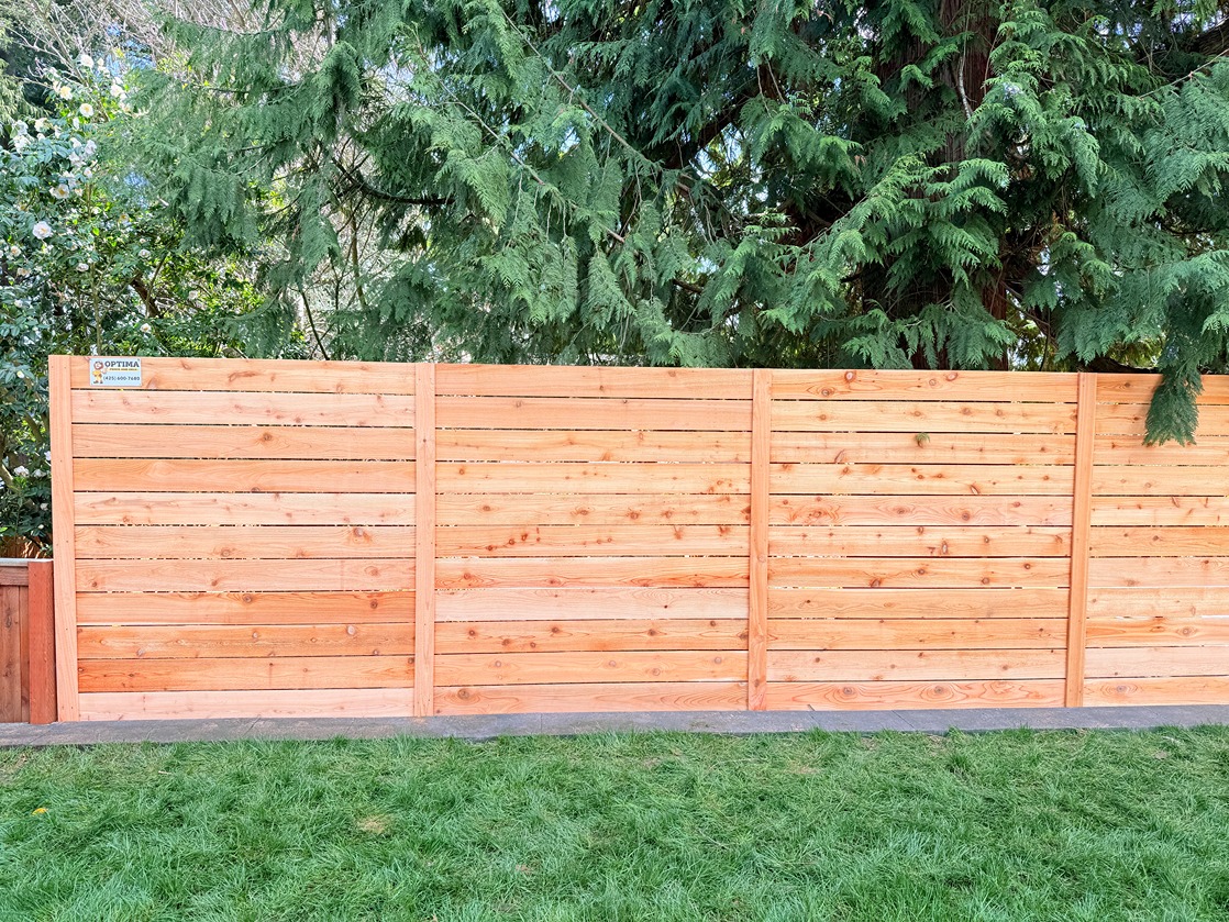 Horizontal Wood Fence Gallery (15)