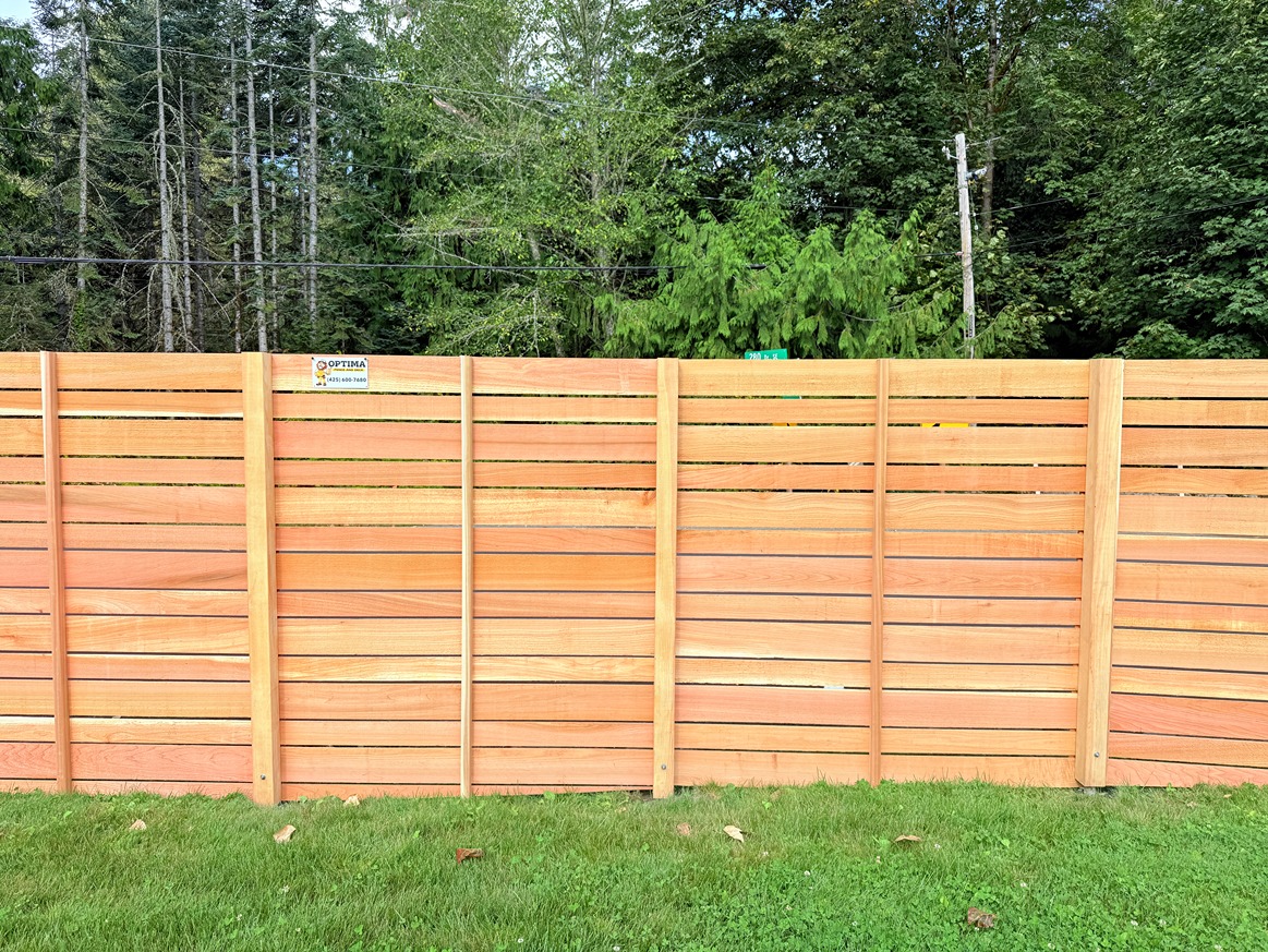 Horizontal Wood Fence Gallery (12)