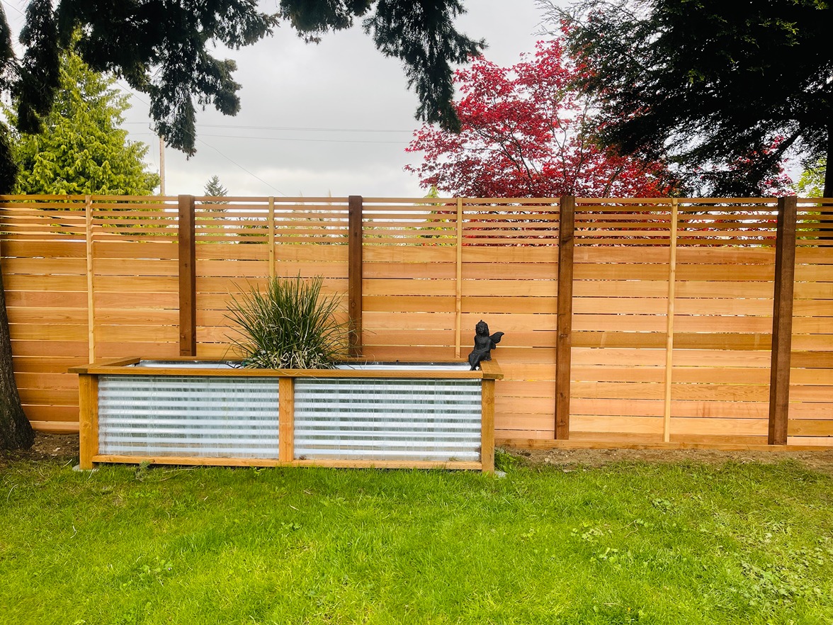 Horizontal Wood Fence Gallery (6)