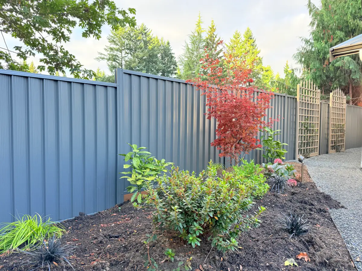 Low-maintenance ColorMax fence — no painting or staining required