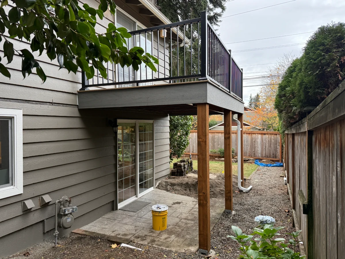Second Story Deck Replacement in Kirkland, WA After Image