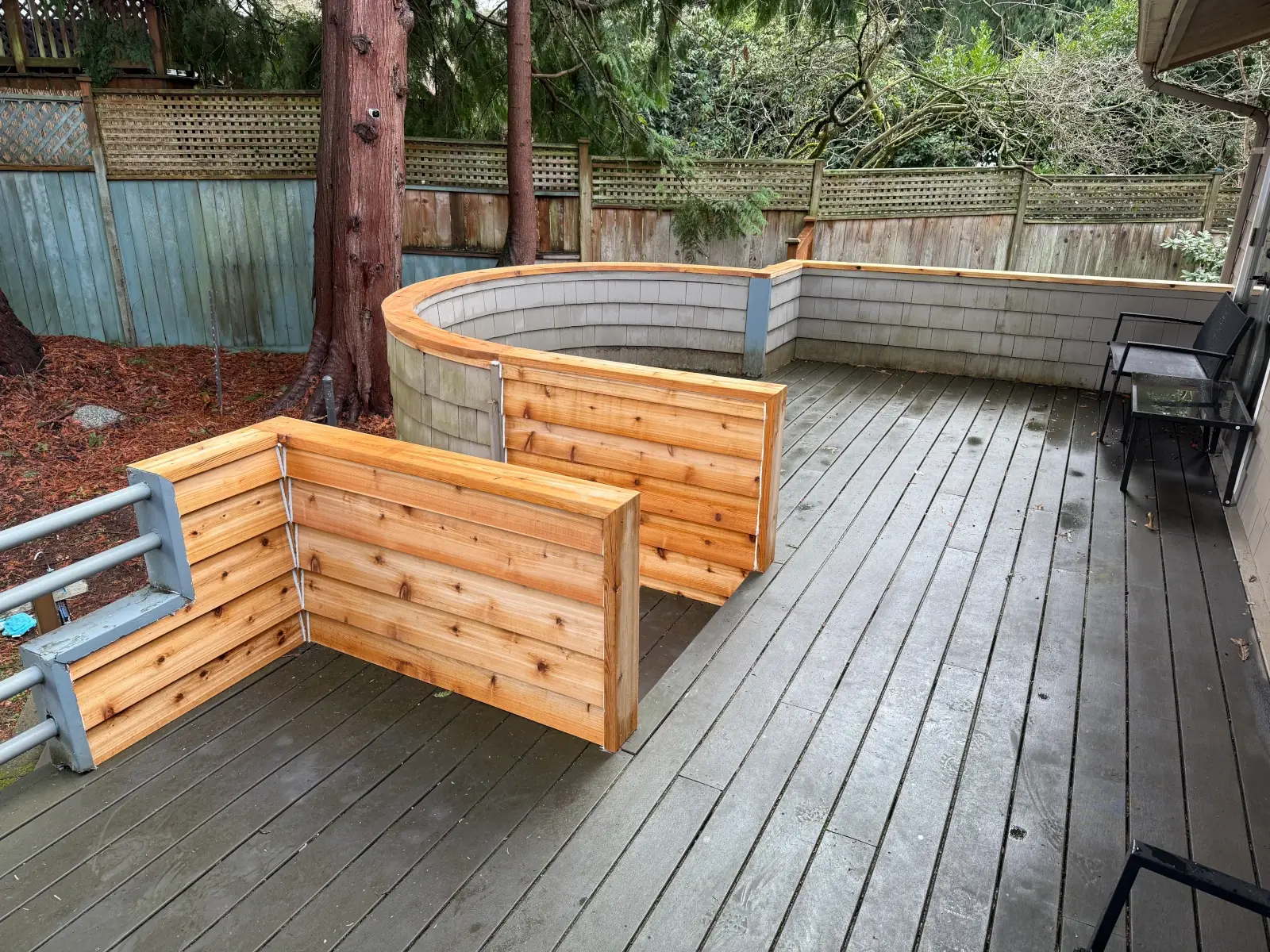 old deck in Kirkland, WA