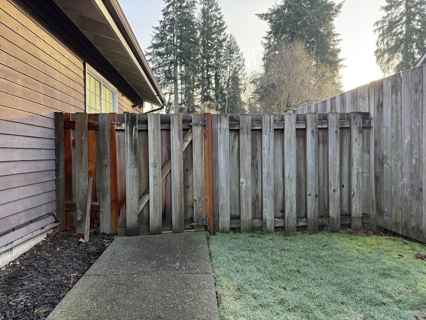 Fences for yard in need of replacement due to severe weather damage