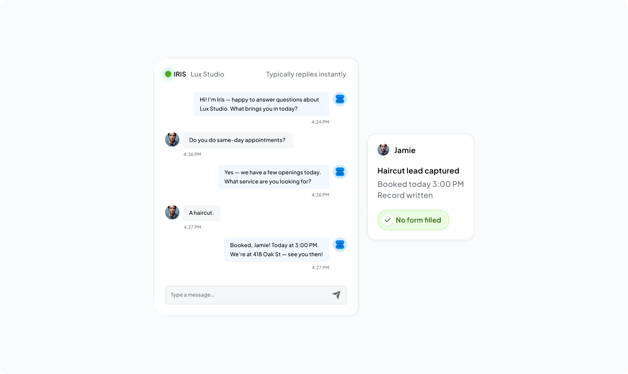 AI Web Chat preview