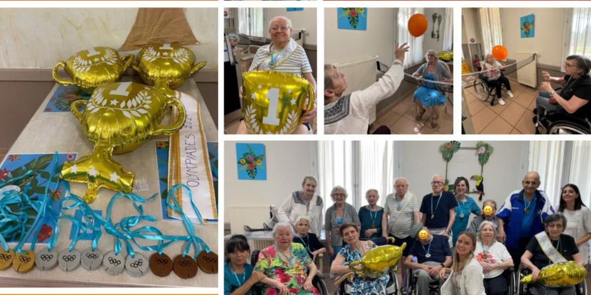 Des Olympiades intergénérationnelles pour célébrer l’énergie de nos résidents