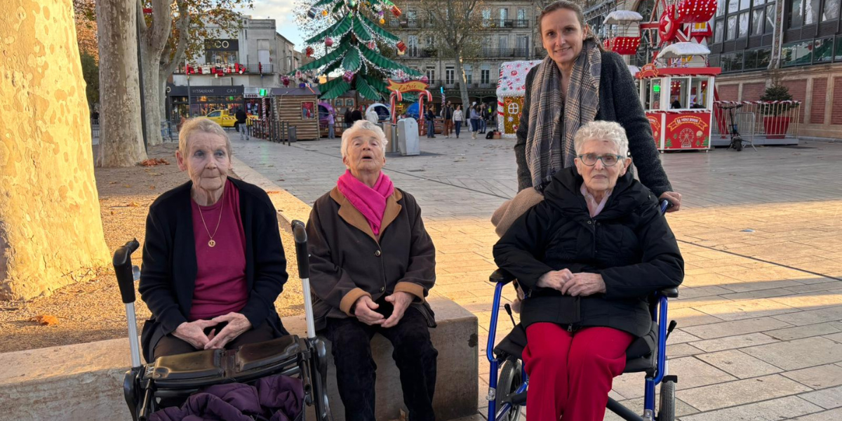Une sortie magique au Marché de Noël de Narbonne pour nos résidents