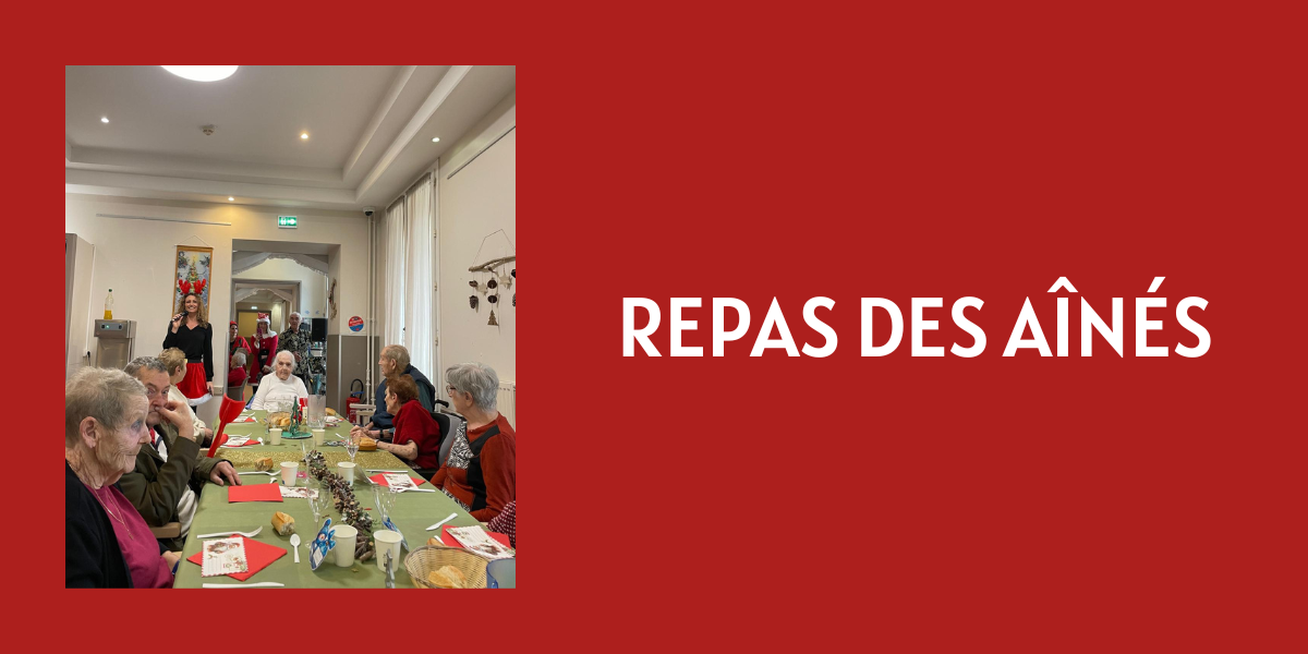 Un repas des aînés placé sous le signe de la convivialité à l’EHPAD Le Château de la Bourgade