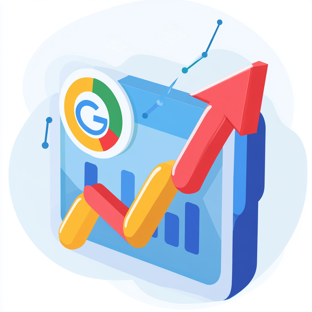 Eine aufsteigende Grafik, die den Erfolg durch Google Ads, SEA oder SEO zeigt. Die Grafik symbolisiert das Wachstum von Markenbekanntheit durch gezieltes Content-Marketing, Influencer-Kampagnen und Social Media Marketing. Die Darstellung unterstreicht den Erfolg von Werbezauberer aus dem Rhein-Erft-Kreis, Köln, bei der Steigerung von Sichtbarkeit und Umsätzen für Unternehmen durch den strategischen Einsatz von Google Marketing.