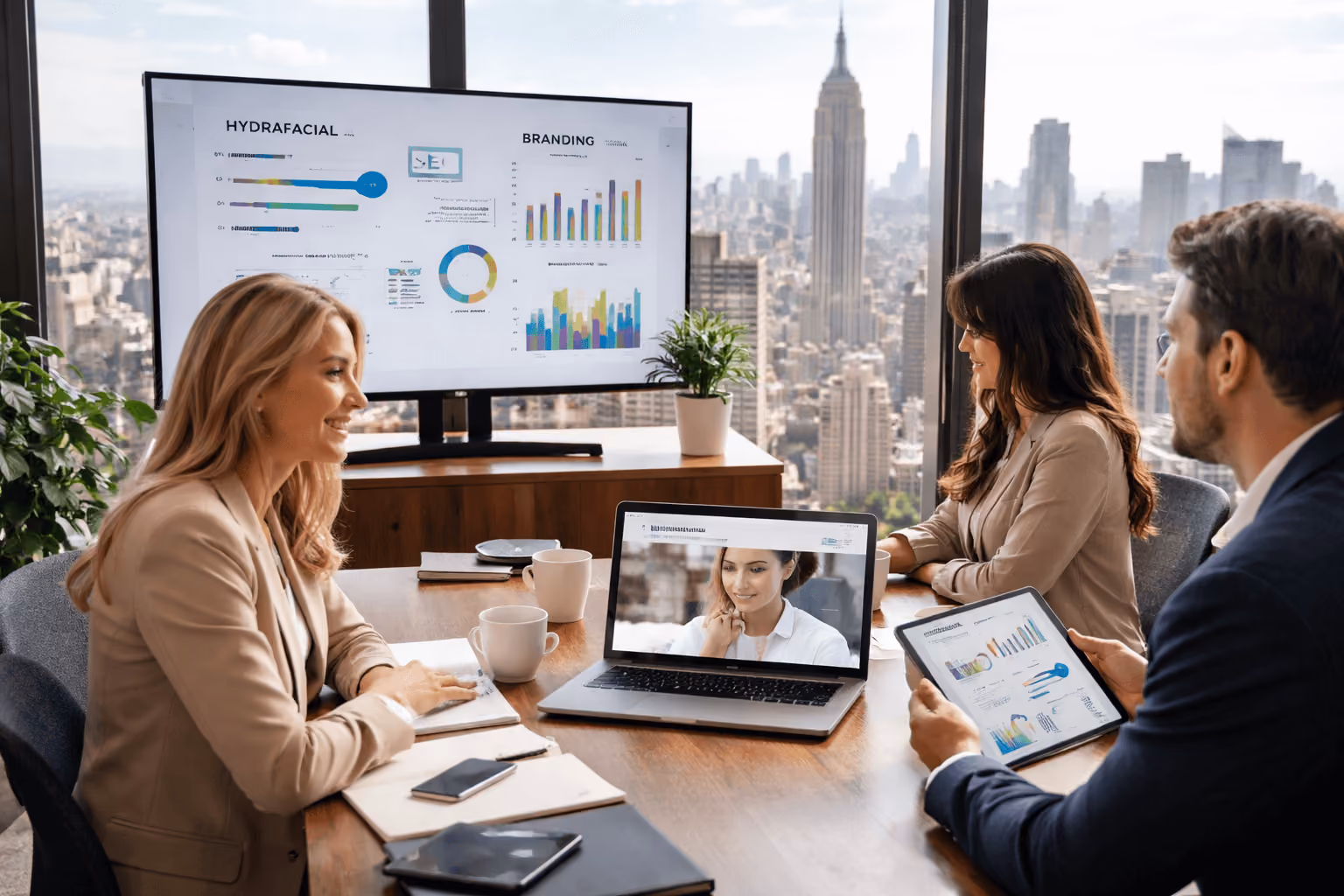 Medspa digital marketing strategy for promoting Hydrafacial in New York with SEO and web design insights