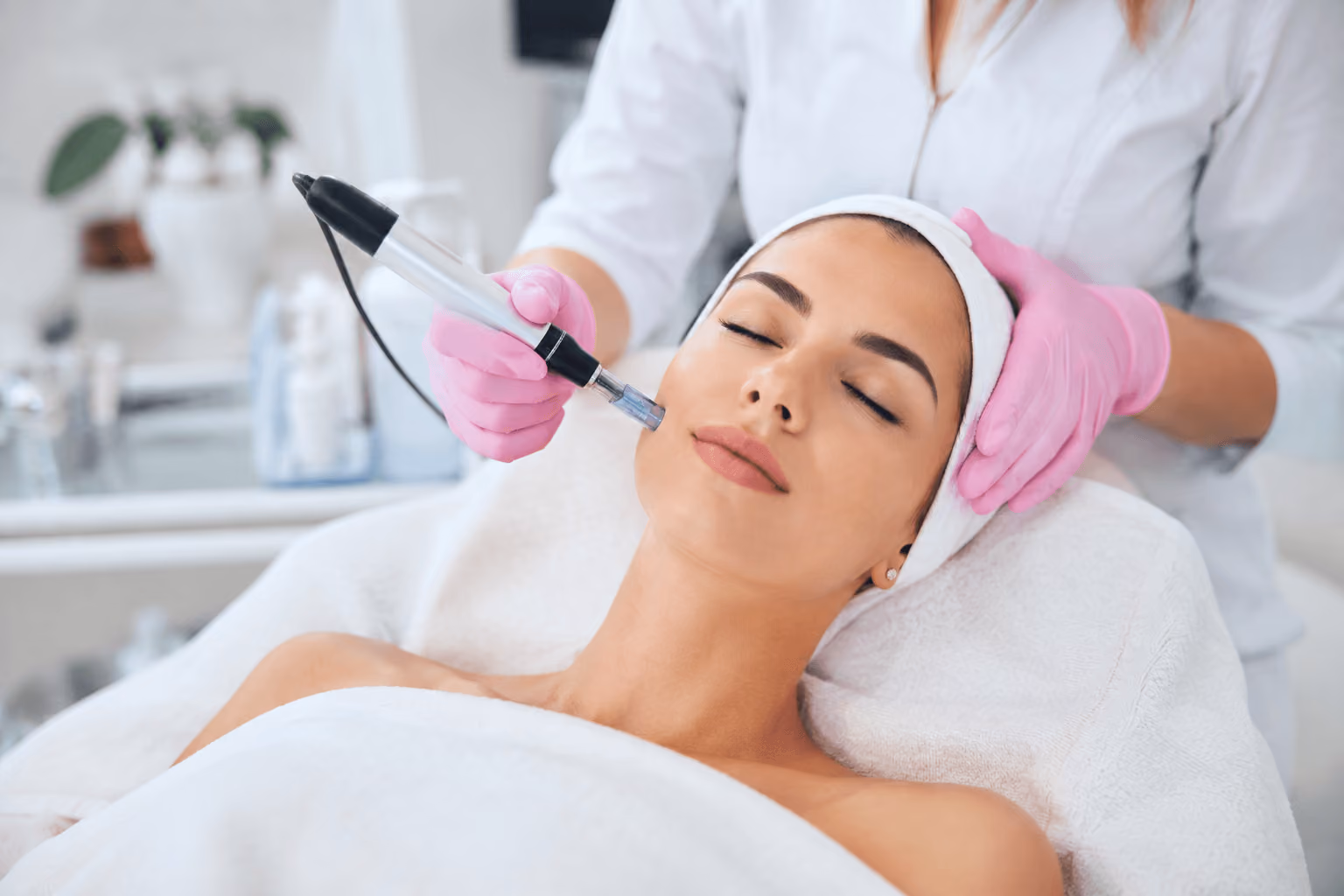 Microneedling treatment room in Charleston, West Virginia optimized for local medspa SEO strategy
