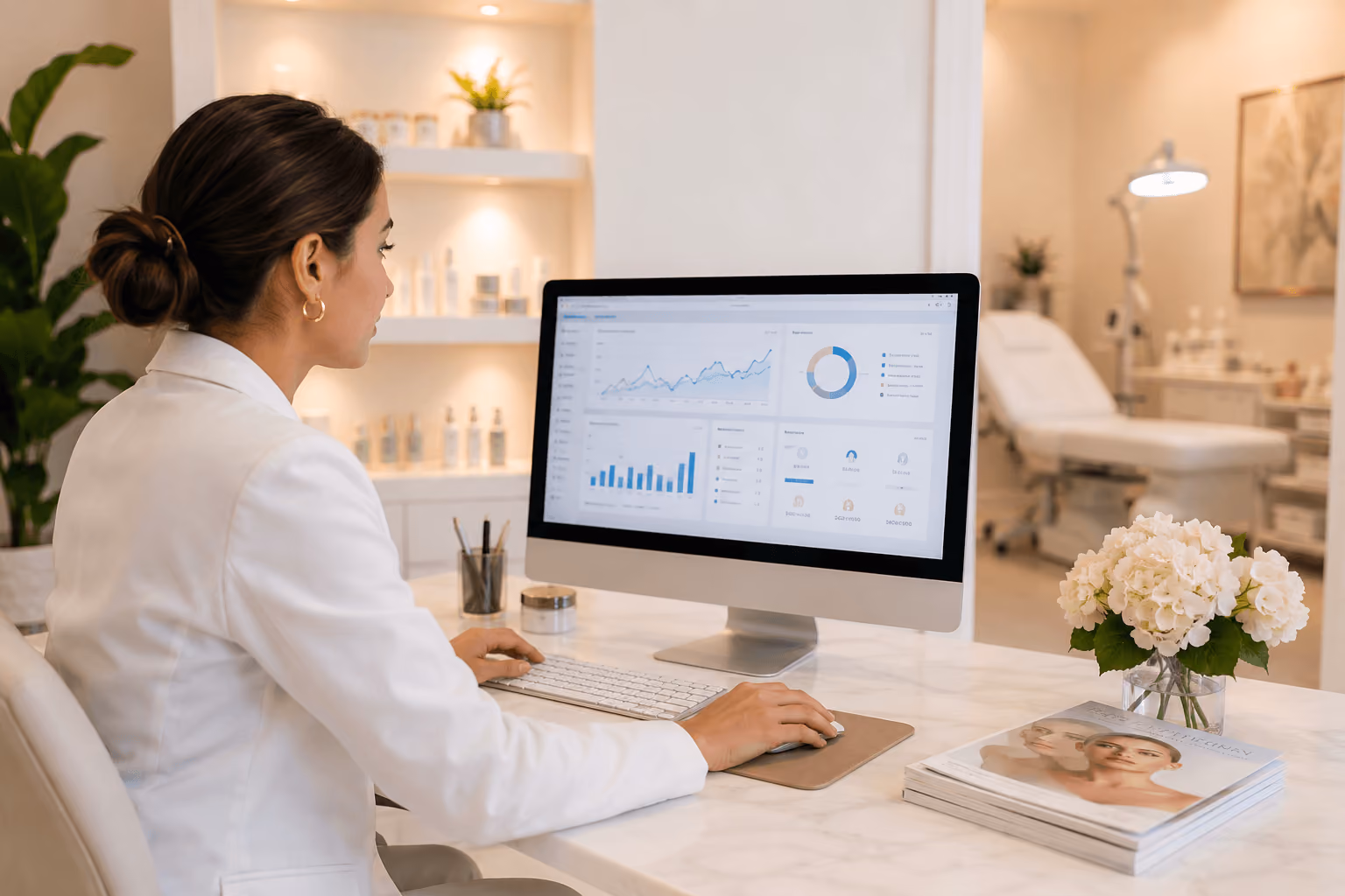 Aesthetic practice using medspa digital marketing to attract patients researching Sculptra in California