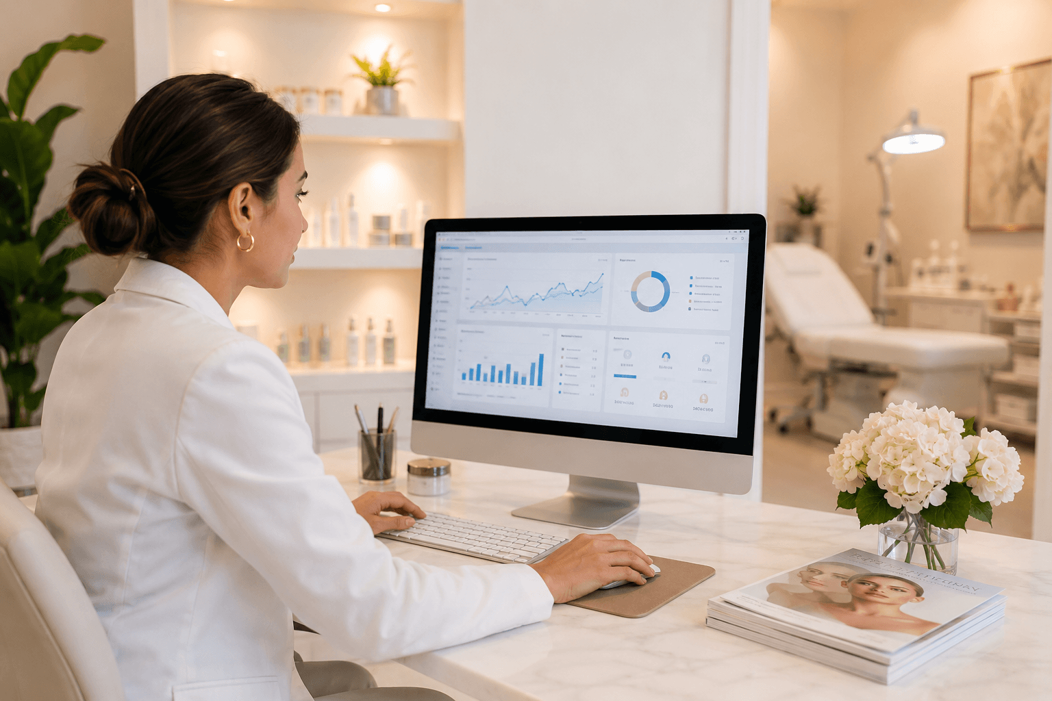 Aesthetic practice using medspa digital marketing to attract patients researching Sculptra in California
