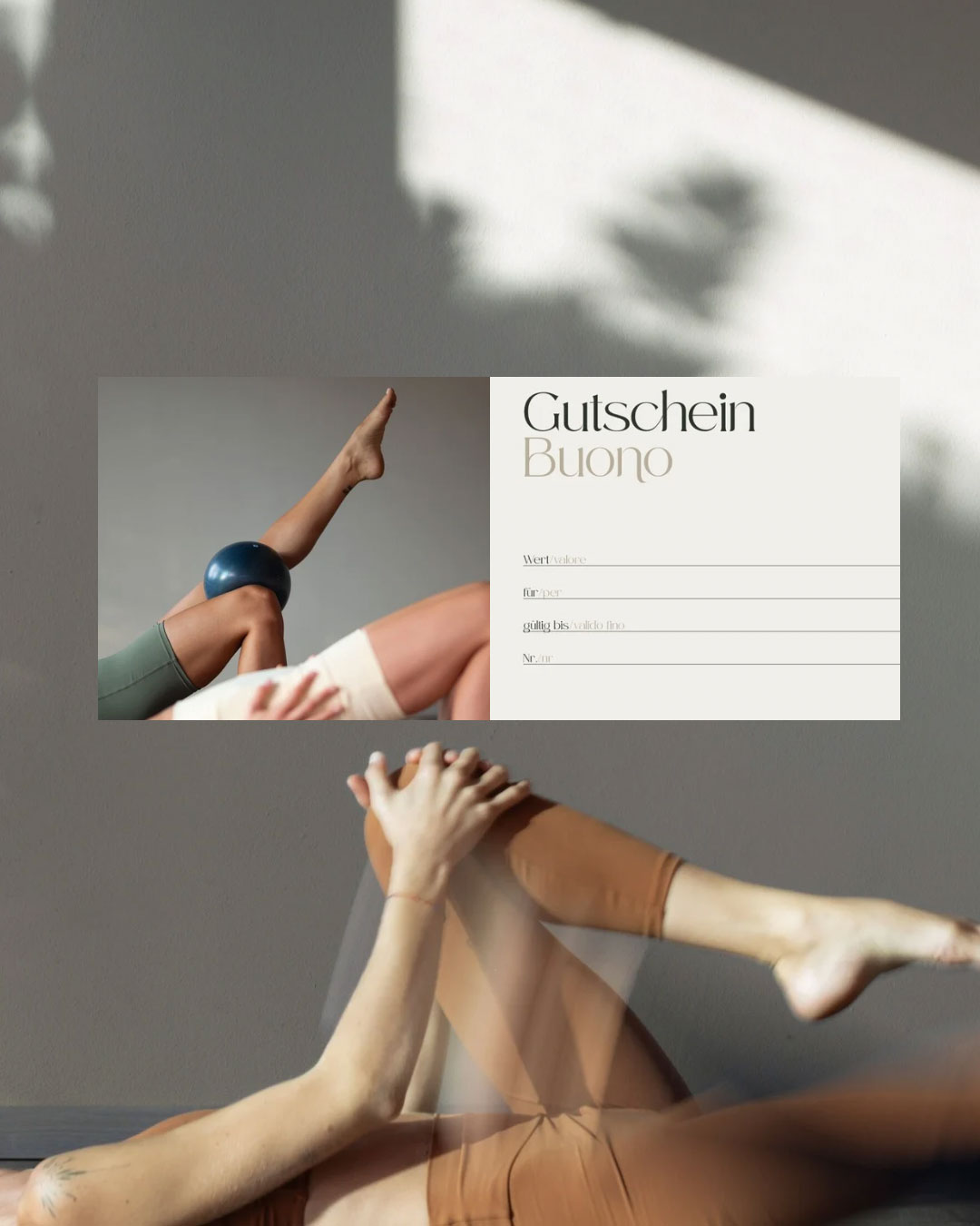 Gutschein für Pilates Südtirol