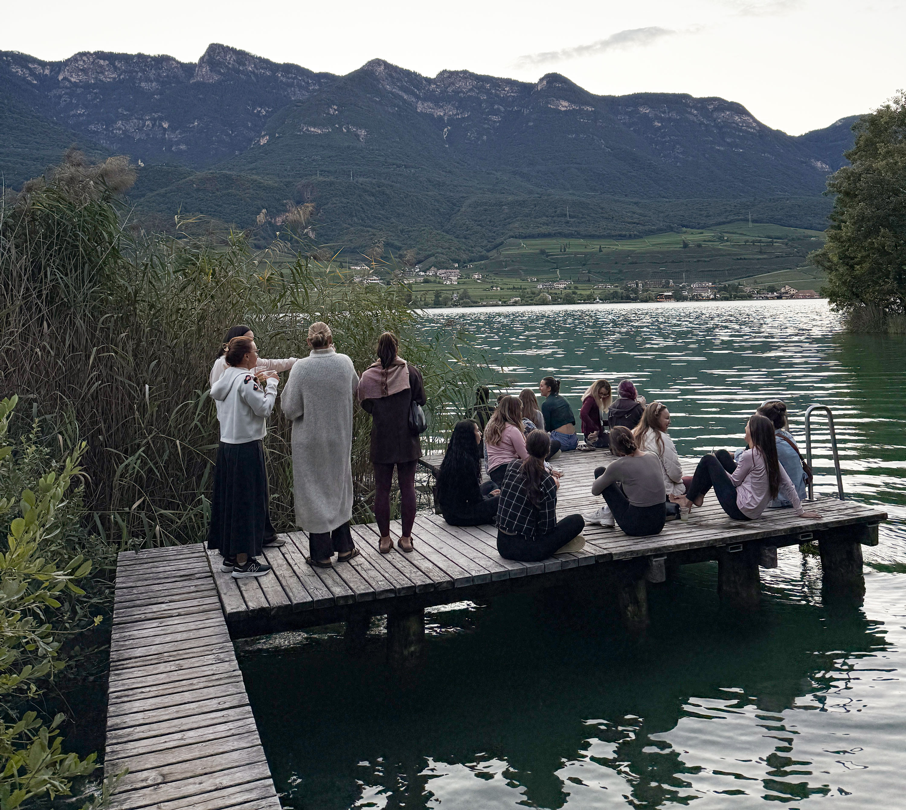 Pilates Event auf dem Kalterersee