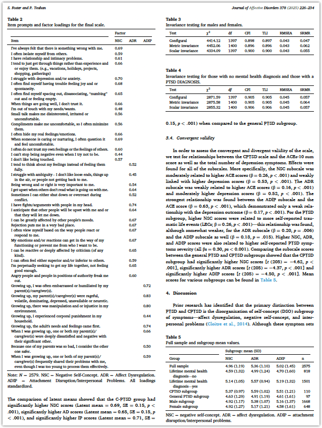 Screenshot from the CPTSD-DSO research paper