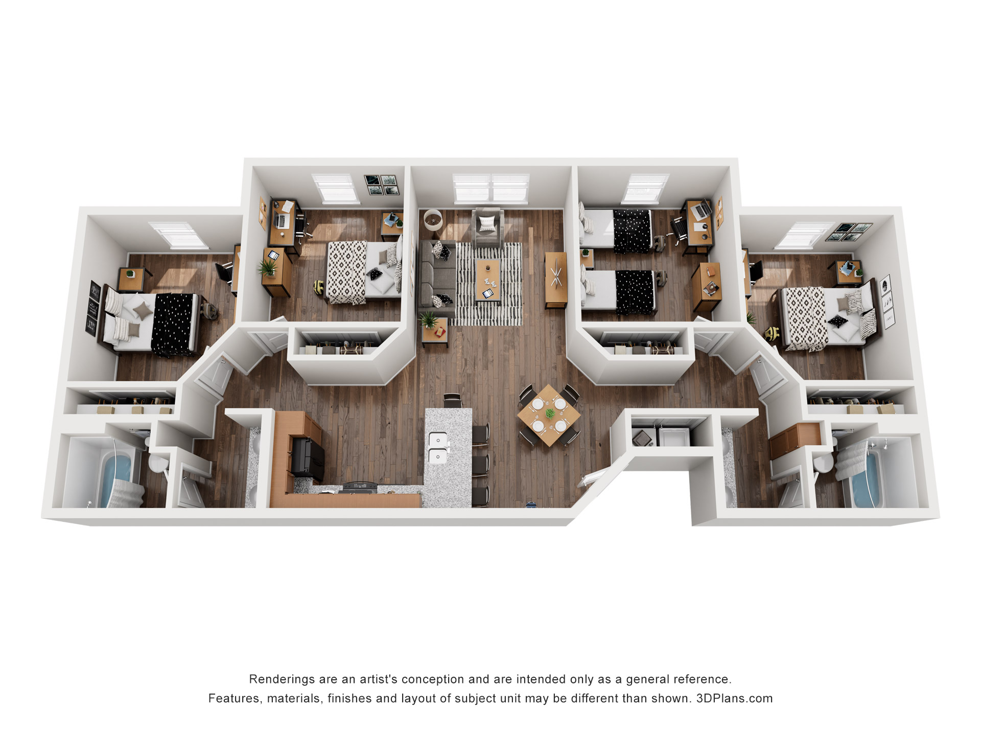 4x2 layout