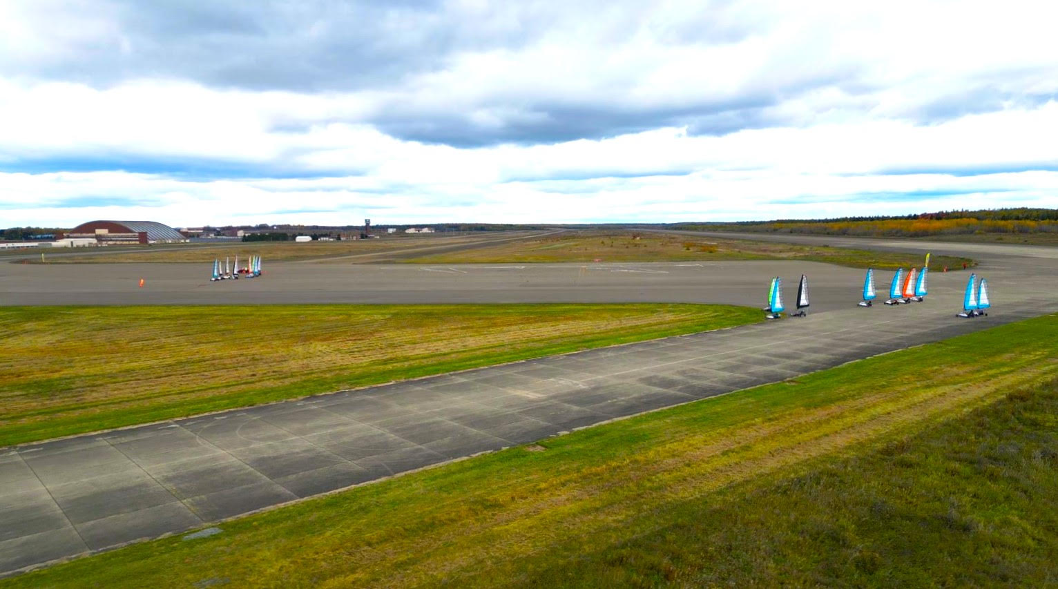 Loring Air Force Base Blokart racing sails