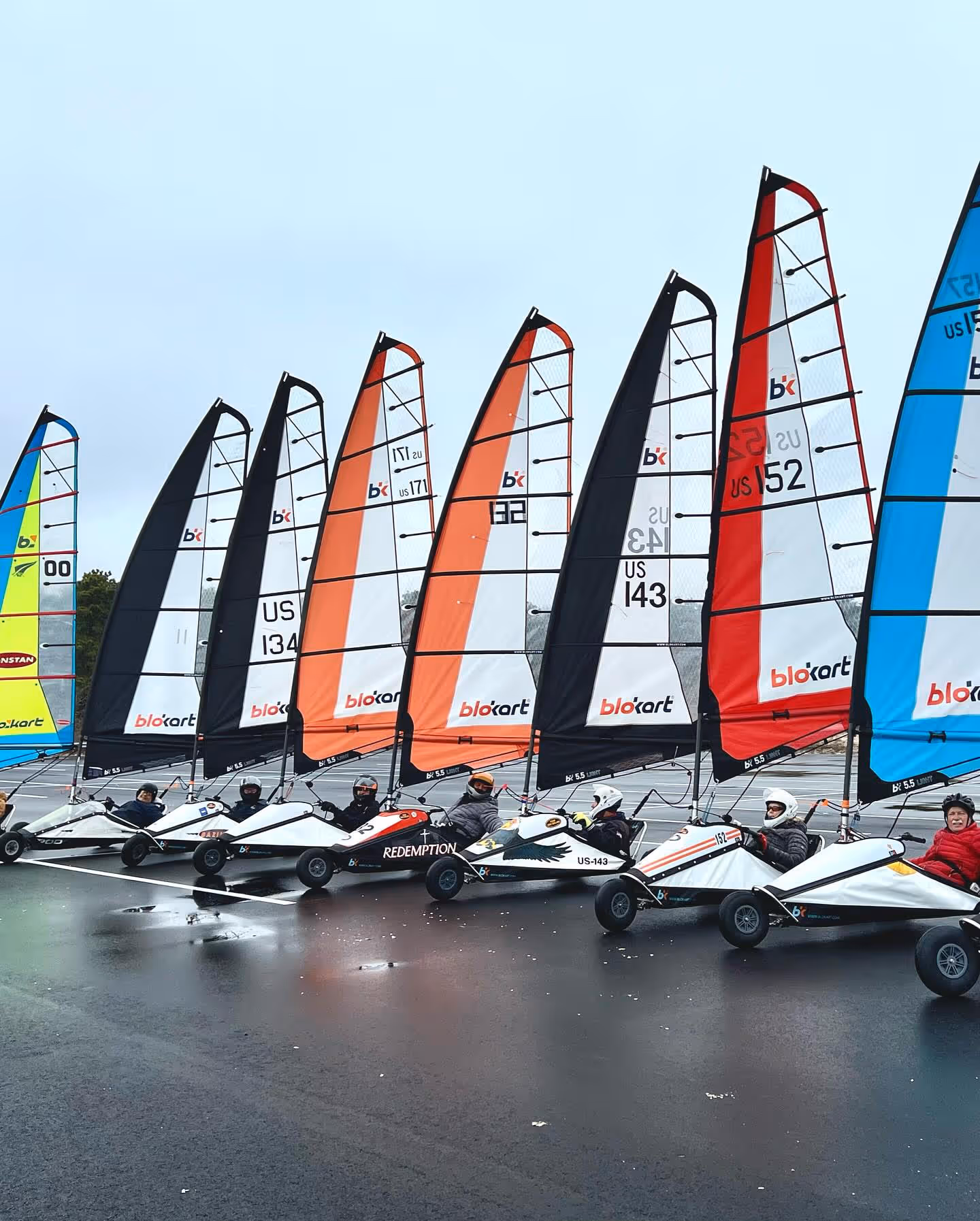 Horseneck Beach Regatta blokarts 