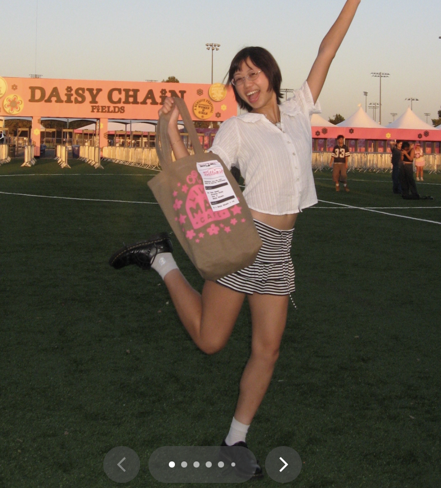 Artisan Tote being carried at the Pretty Pink Baja Blast event