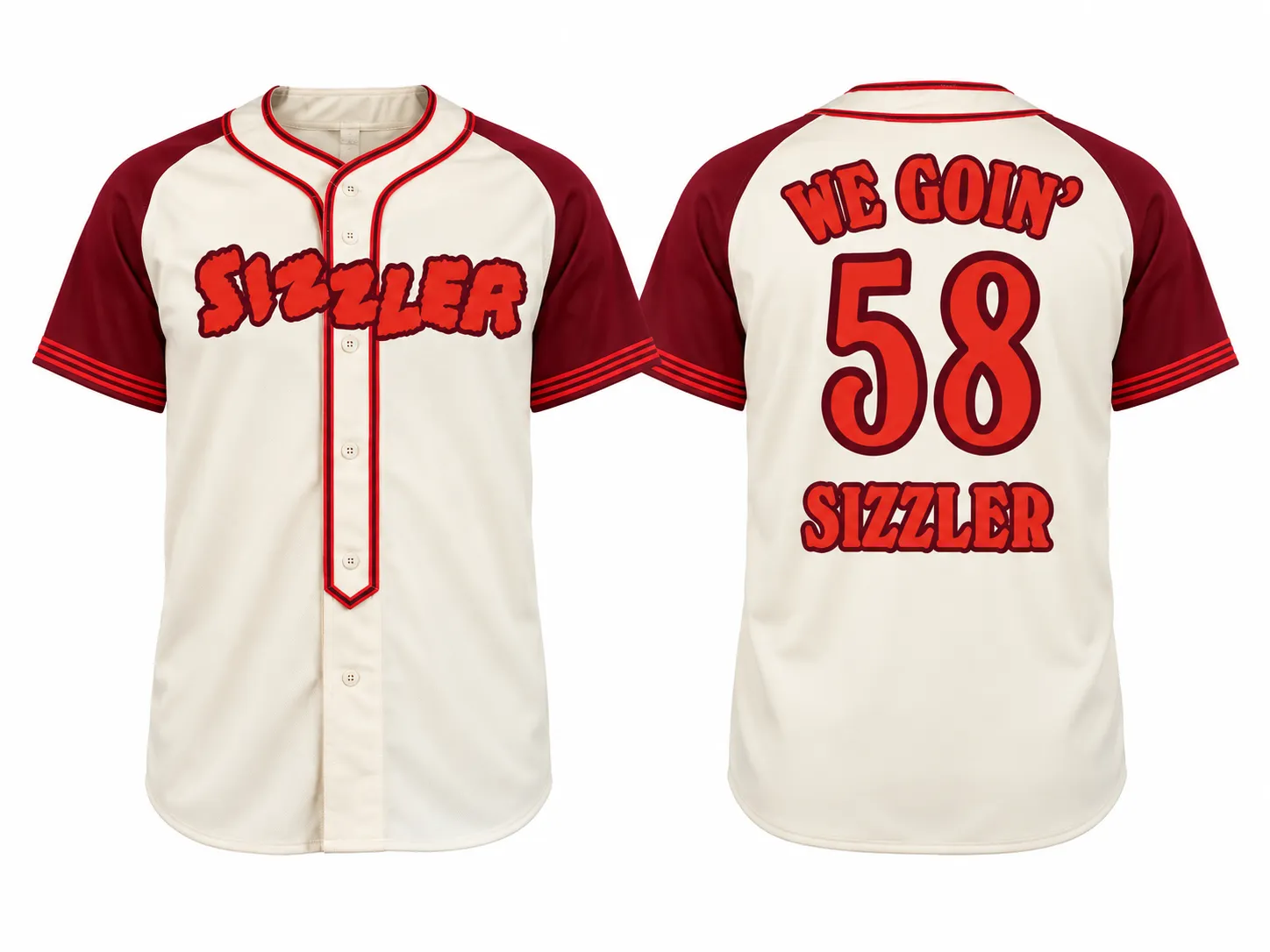 Team baseball jersey