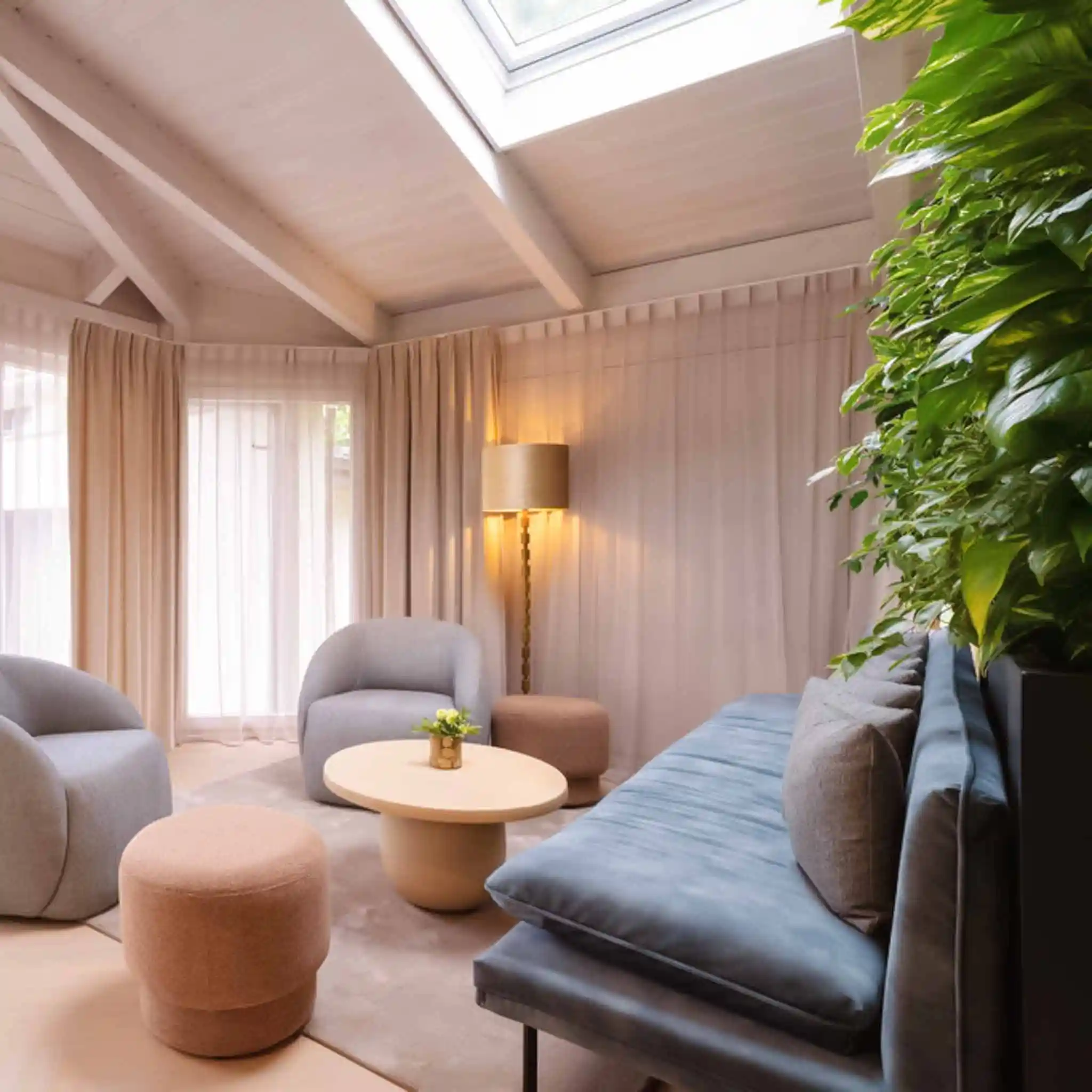 Sofaecke mit Polstersesseln am Standort Bad Waldsee