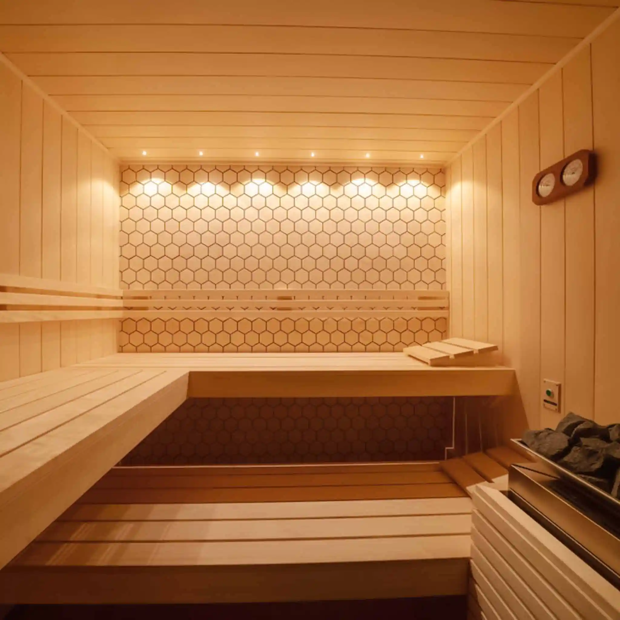 Eine Sauna am Standort Bad Waldsee