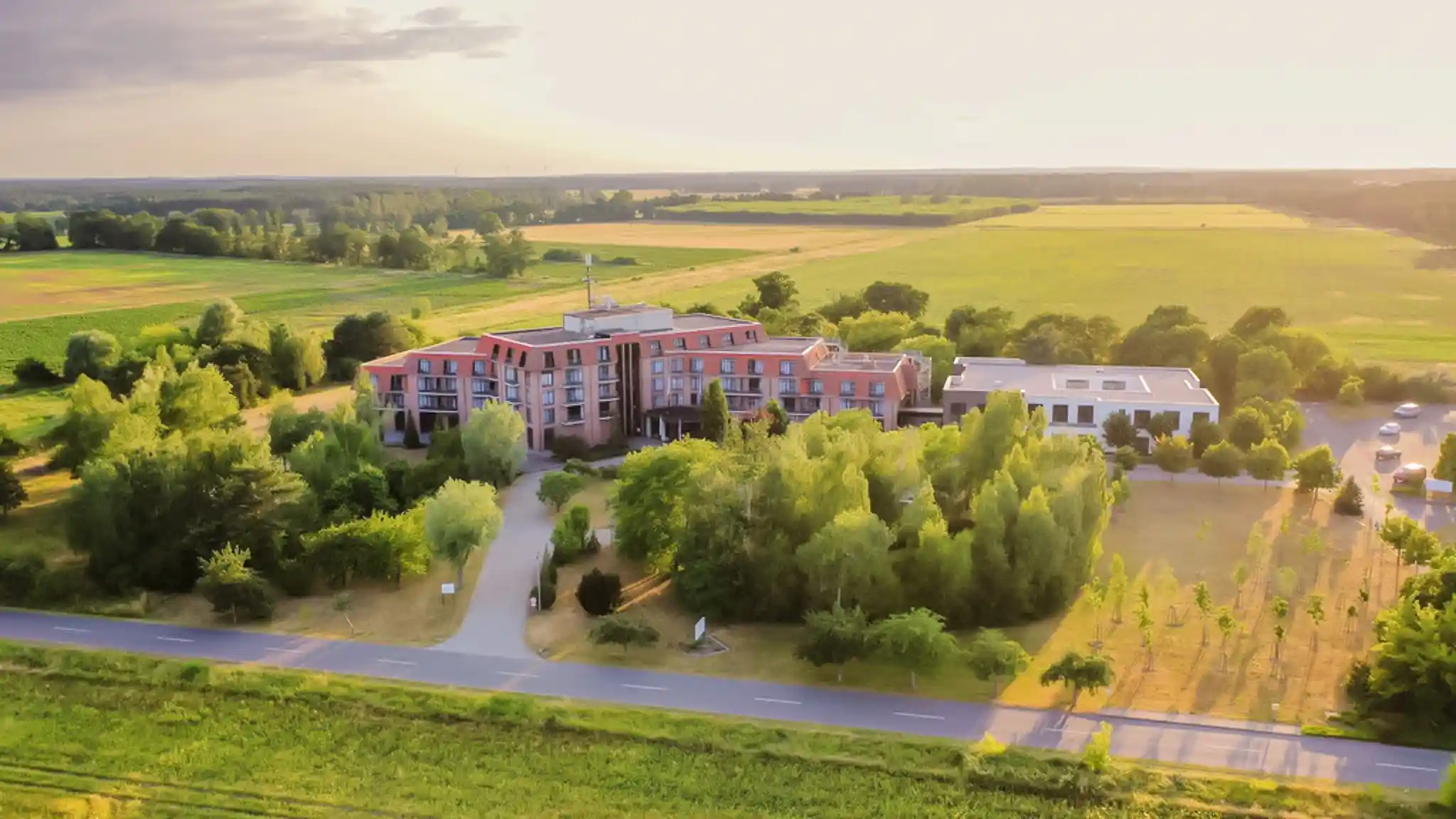 Vincera Klinik Spreewald aus der Vogelperspektive