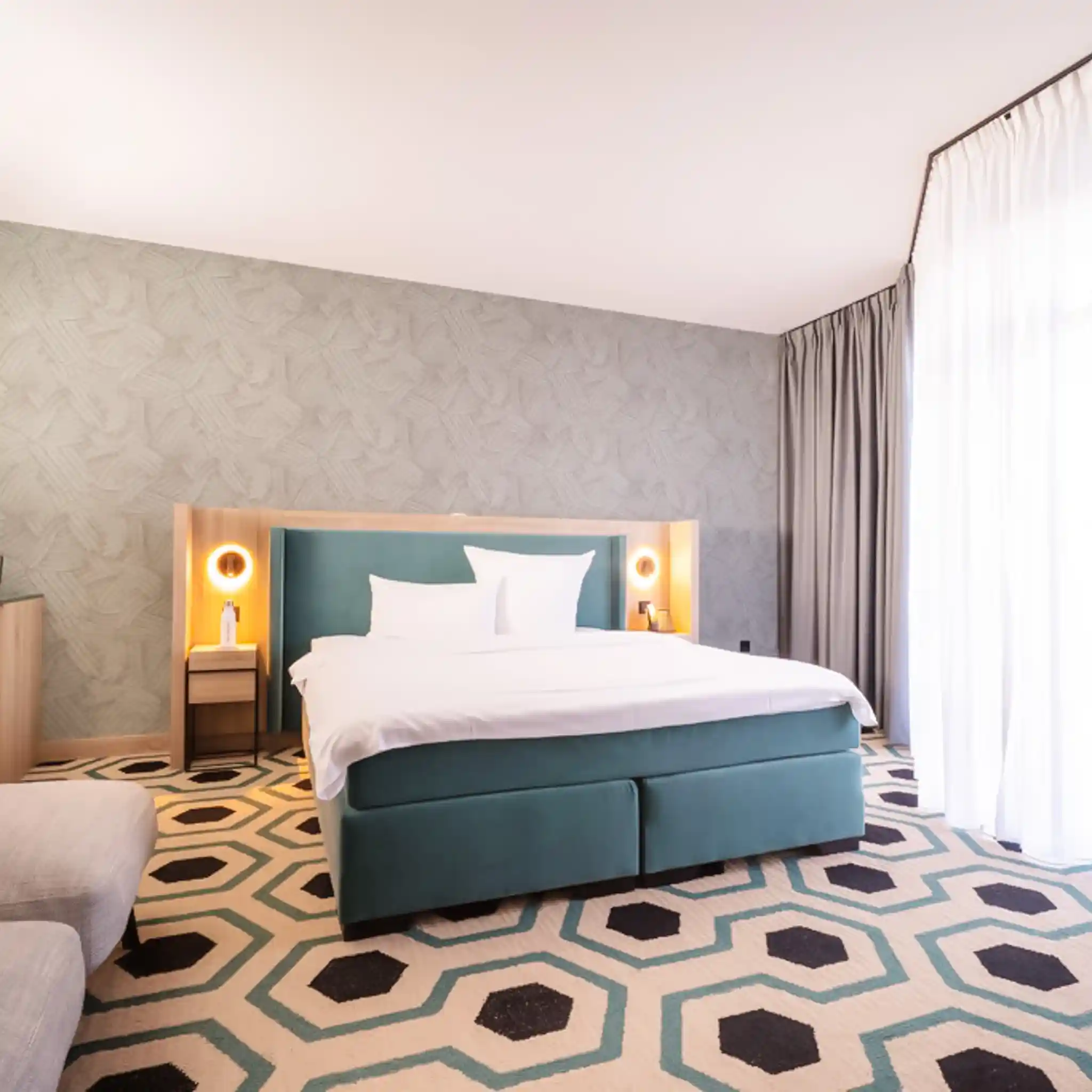 Aufnahme eines Patientenzimmers in der Vincera Klinik Spreewald