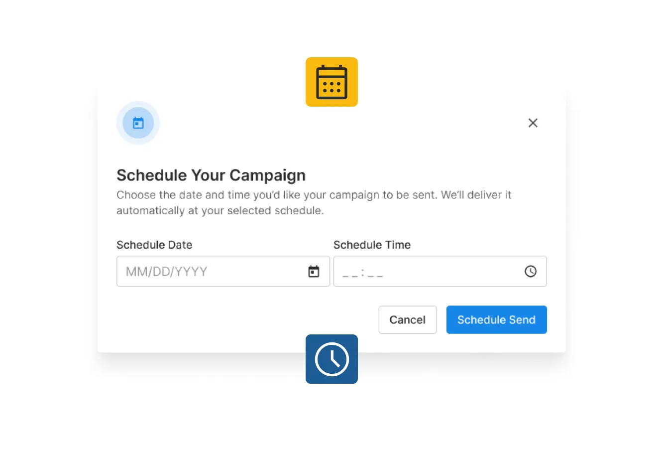 Campaign scheduling within Tekmetric.
